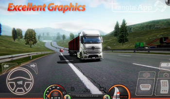 Truck simulator Europe 2 - Game Mô Phỏng Lái Xe Tải Đường Dài Cho Android